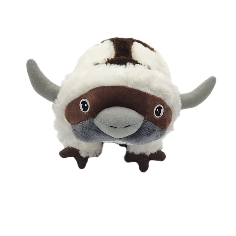 Miękka pchaszona pluszowa zabawka dla zwierząt 45 cm Awatar Ostatni Airbender Bison Plusz Plusz Doll Pillow Prezenty dla dzieci