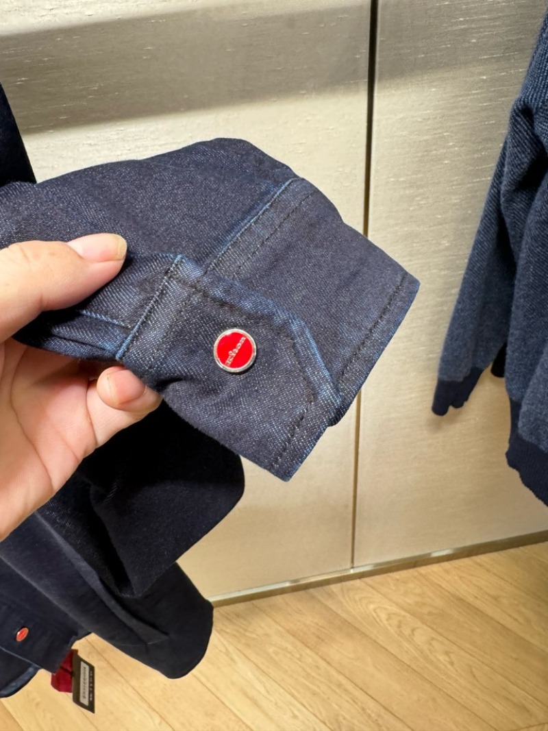 Tasarımcı Mens Ceket Kovboy Denim Katlar Kiton Uzun Kollu Hooodie Yeni Ceketler Bahar Giysileri Adam Gündelik Dış Giyim Moda Derin Blue Renk Üstleri