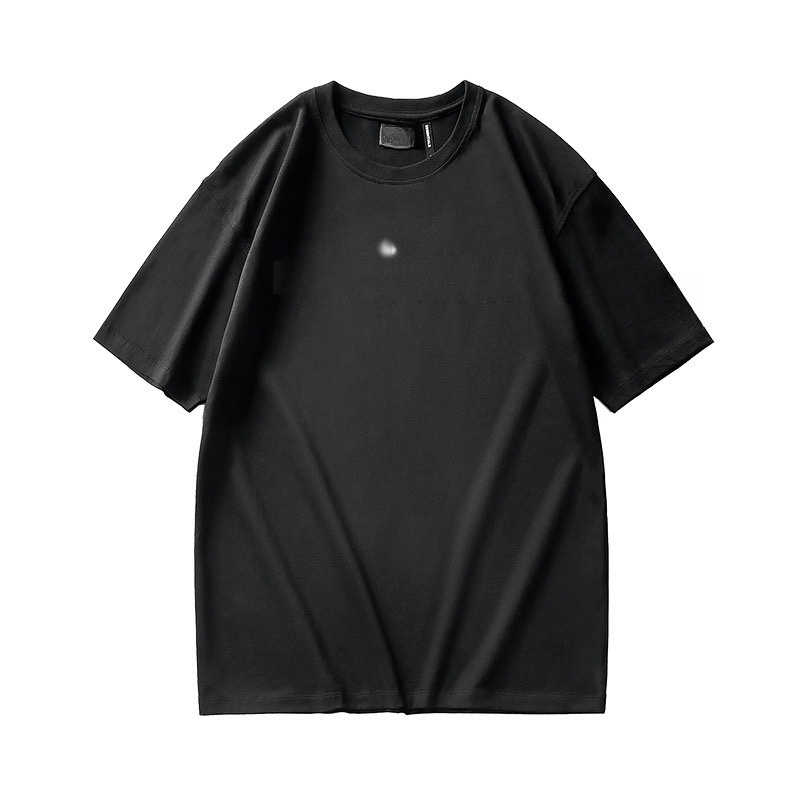 Фирменная футболка модного бренда, мужская и женская футболка из чистого хлопка, футболка с логотипом на груди, оригинальная высококачественная дышащая большая футболка европейского размера s-XL