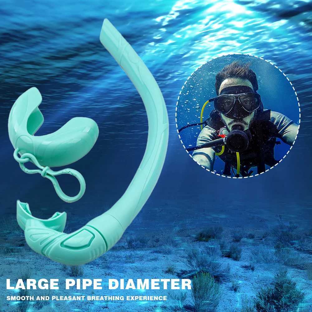 Diving Accessories Silicone Foldable Snorkel Tube Snorkel with Storage Case Women Men Roll Up Snorkel Underwater Wet Breathing Tube For Snorkeling 240118