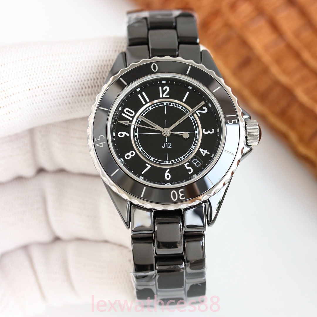 CC Ladies Automatic Moissanite Designer Classic Business Casual Montre de Luxe Diamond Womenwatch Grand Thin Size 38 -мм 33 -мм механические часы