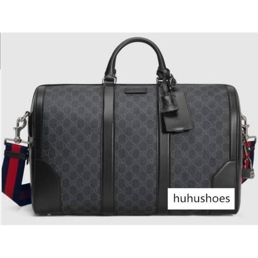 Diseñador Soft Carry-on Duffle 474131 Hombres Messenger Bags Hombro Cinturón Bolsa Totes Cartera Maletines246C