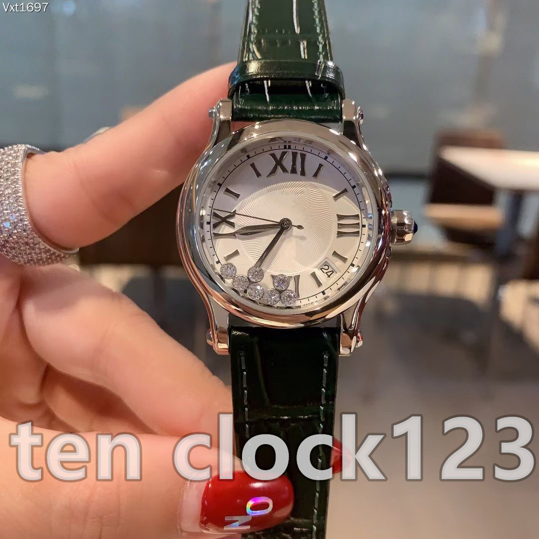 Titta på Designer Watches Women's Fashion 904 rostfritt stål kvarts elektronisk vattentät safir kvinnors klocka