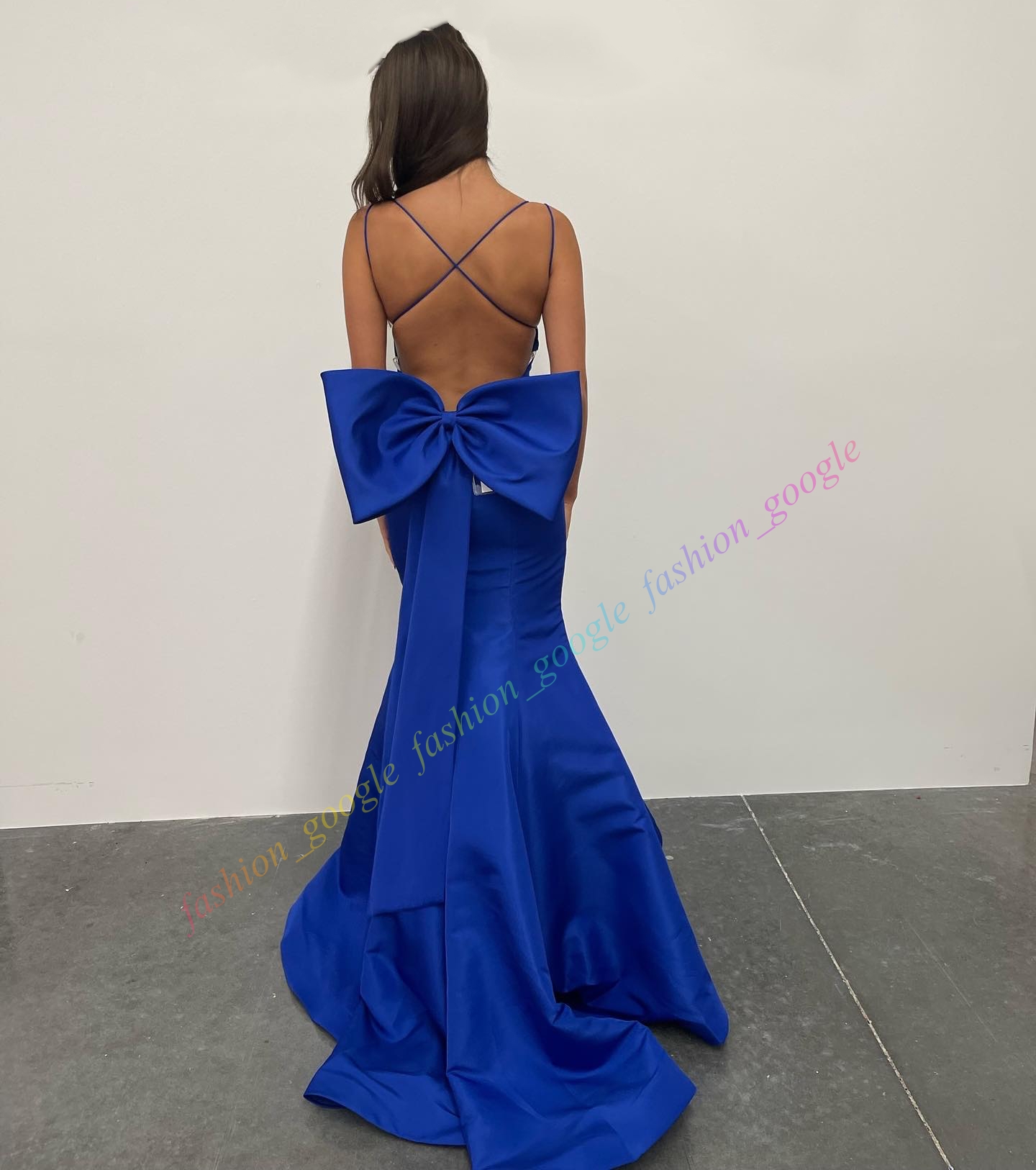 Taffeta Denizkızı Resmi Parti Elbise 2K24 Seksi Açık Geri Big Bow Lady Pageant Balo Akşam Etkinliği Özel Durumu Gala Kokteyl Kırmızı Halı Pist Elbisesi Fotoğraflar Pembe