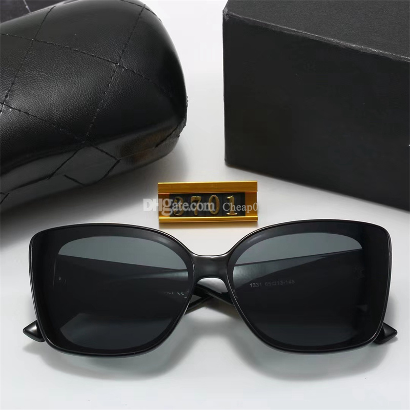 Modische Luxus-Sonnenbrille für Damen und Herren, Designer-Logo, CC-Brille im gleichen Stil, klassische Cat-Eye-Brille mit schmalem Rahmen, Schmetterlingsbrille mit Box