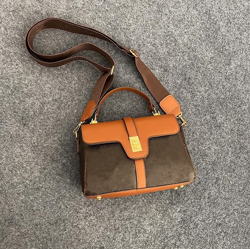 Borsa a tracolla Borsa a tracolla da donna in pelle di alta qualità Borsa a mano vintage Borsa a tracolla con manico superiore donna