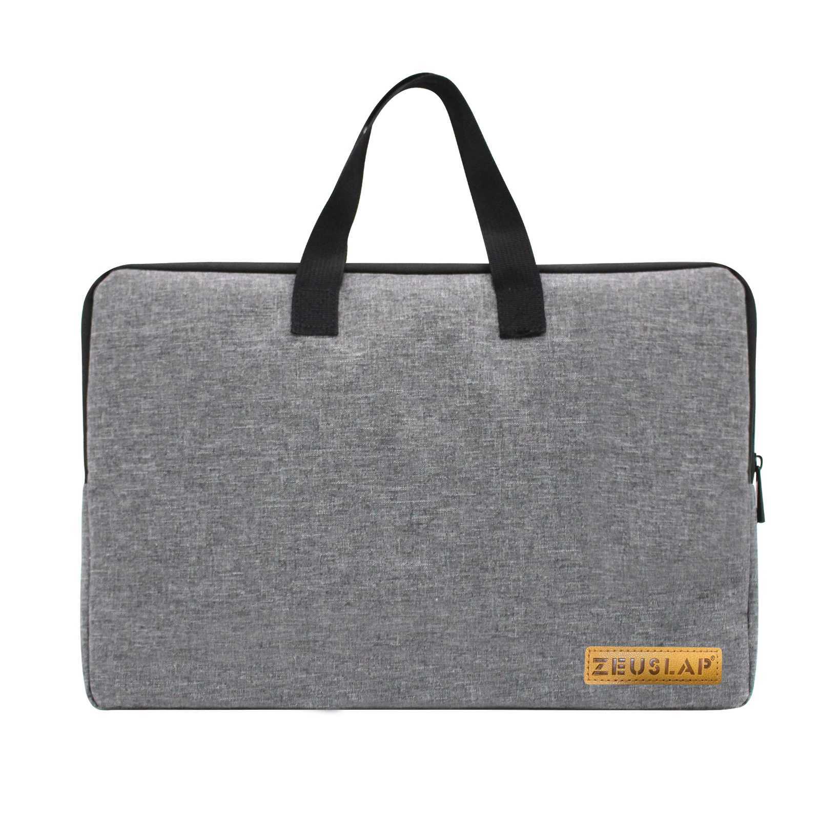 Études d'ordinateur portable sac à dos zeuslap 13,3 14 15,6 16 sac de moniteur portable Sac à main d'ordinateur portable en nylon étanche à ultrabook