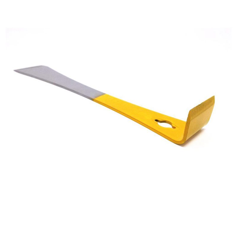 Wholesale Stainless Steel Beekeeping Tools Half Yellow Painted Hive Tools Solid Beehive Cleaning Tools Beekeeping Equipment