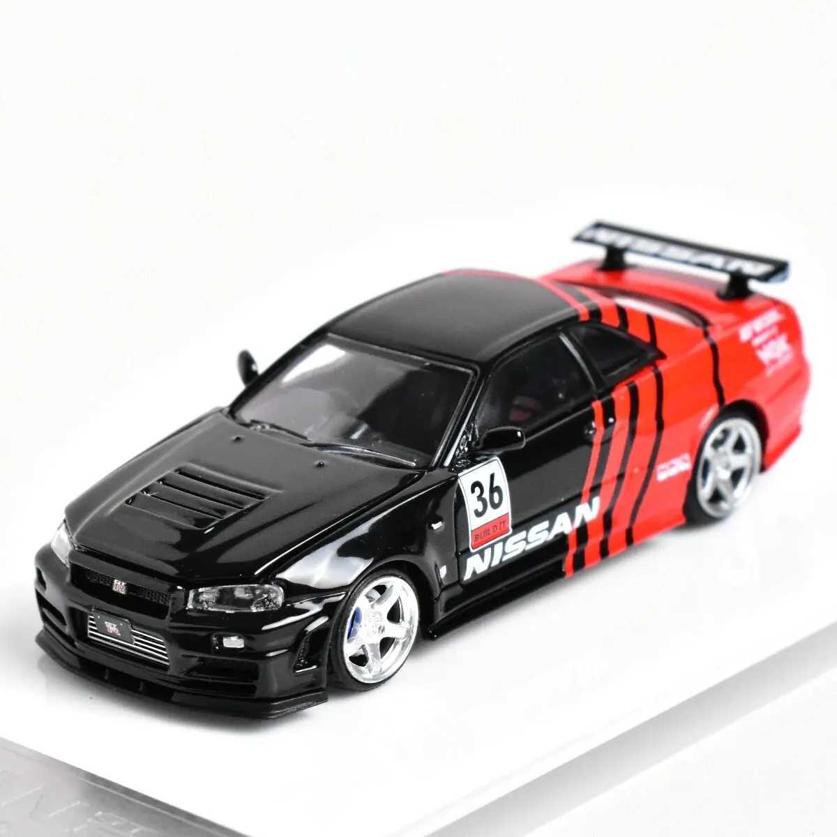 Электрический/RC автомобиль Time Micro TM 1 64 GTR R34, модель автомобиляL231223