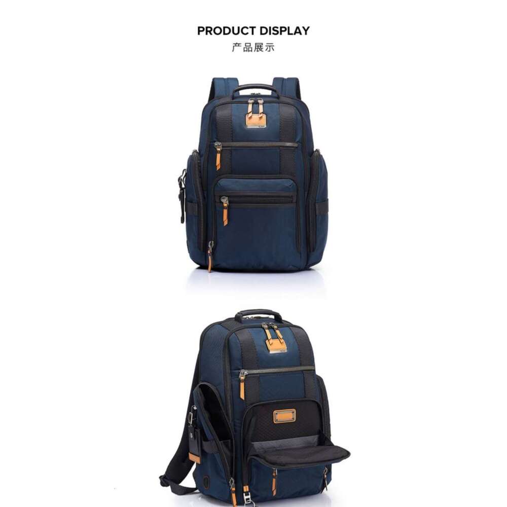 Backpack Designer di Nylon Pack Back 2024 Tummii Bagn Ballistic Mens Travel Business Functional Alpha di alta qualità borse computer di alta qualità 232389 Tummii efdtxbcw ebtg