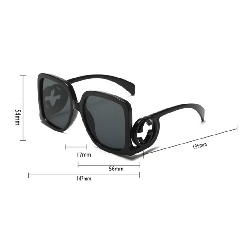 Gafas de sol de diseñador para mujer, gafas de gran tamaño a la moda, gafas de sol de lujo para hombre y mujer, gafas de playa de viaje Unisex