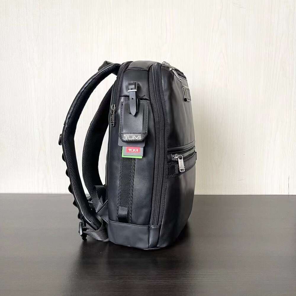 Alpha 2024 Back TUMMII Designer Leather Backpack TUMMII Business Pack Bag Trend Mens High Quality Fashion Mens Functional Bags Travel Waterproof T0H9