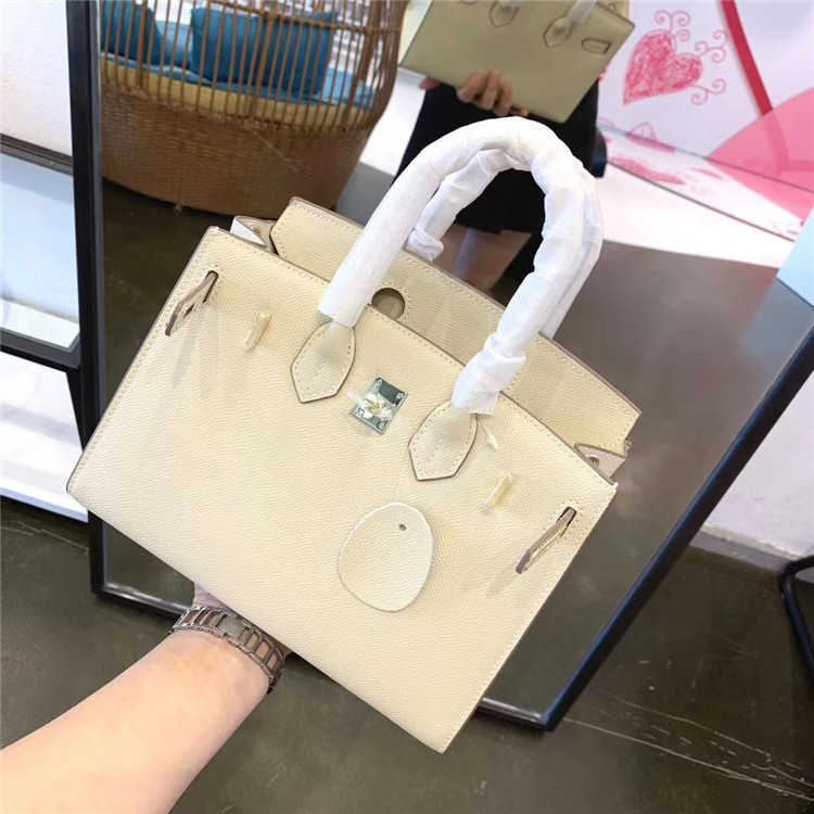 A Birknns Classic bag New women's classic handbag palm print leather hand-held Single Shoulder Messenger Bag 0PJF