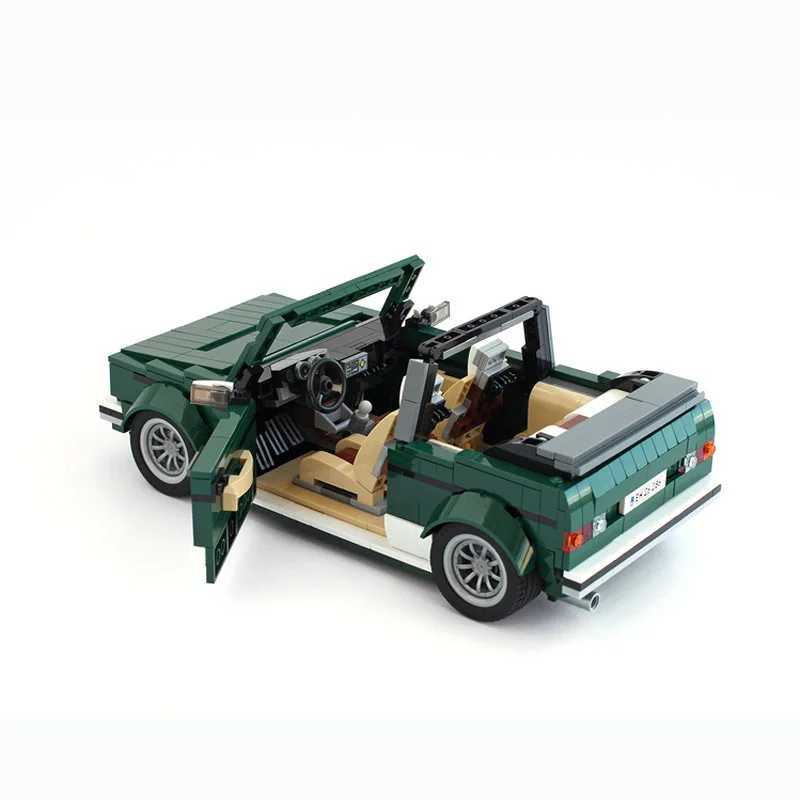 Blocks MOC Technical Car Golf MK1 Cabriolet Bricks Set 10242 MINI Cooper Building Blocks Assemble Bricks Vehicle Model ToysL240118