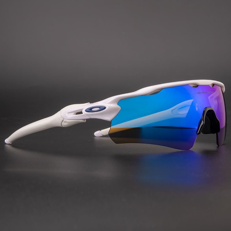 Designer Oakleies Sonnenbrille Okley Fahrradbrille Outdoor-Sport Angeln Polarisiertes Licht winddicht und sandbeständig mit Myopie-Rahmen 5 Gläser ZMZ7