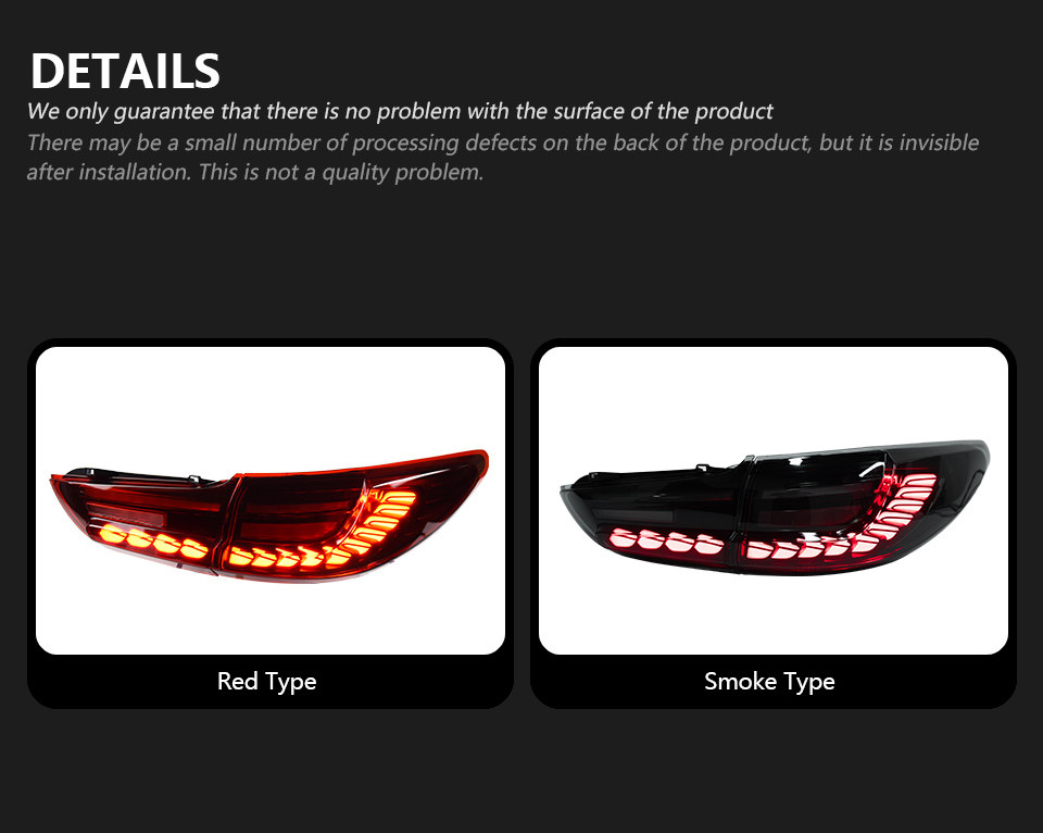 Mazda의 자동차 테일 라이트 6 Atenza LED 회전 신호 Taillight 2013-2018 후면 브레이크 안개 램프 자동차 액세서리