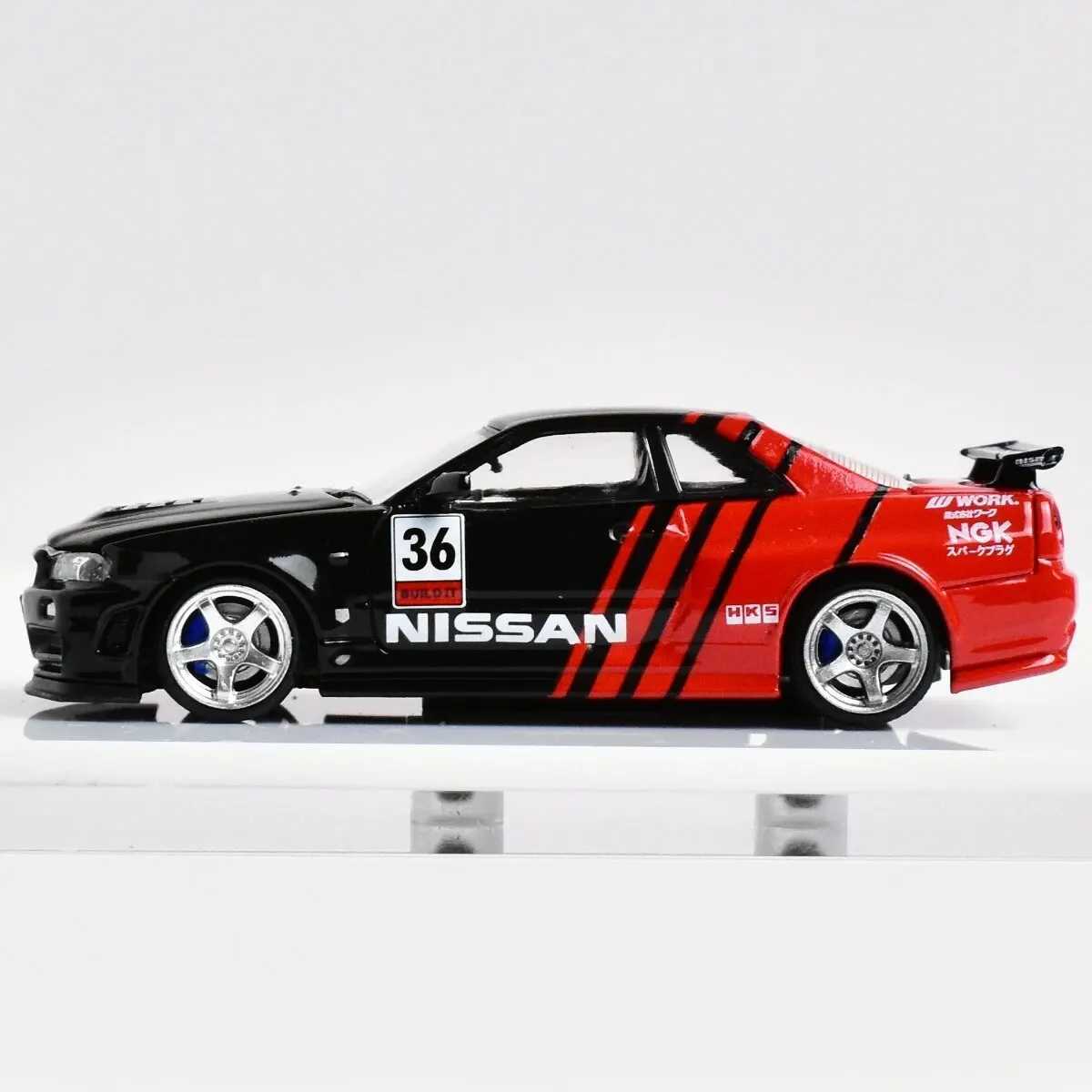 Электрический/RC автомобиль Time Micro TM 1 64 GTR R34, модель автомобиляL231223