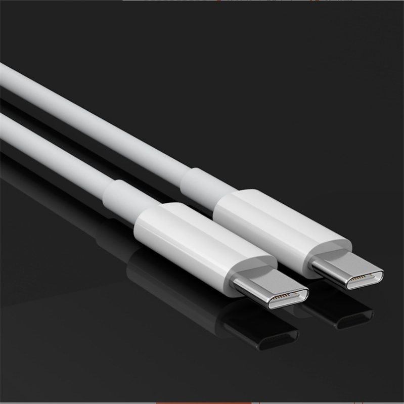 Apple iPhone 15のUSB-Cケーブル15 Pro Max PD 20W Huawei Xiaomi Samsung Type C White Cable Accessoriesの高速充電