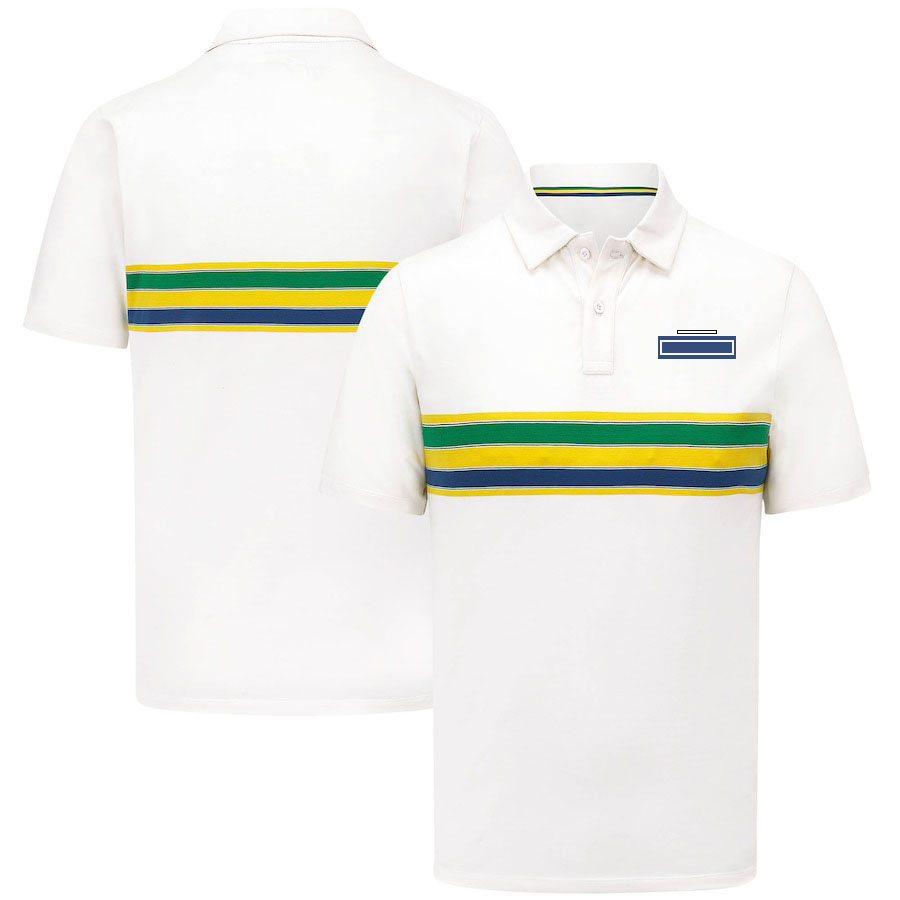 T-shirt tuta da corsa F1 2024. Personalizzazione della maglietta POLO manica corta uniforme della squadra di Formula Uno