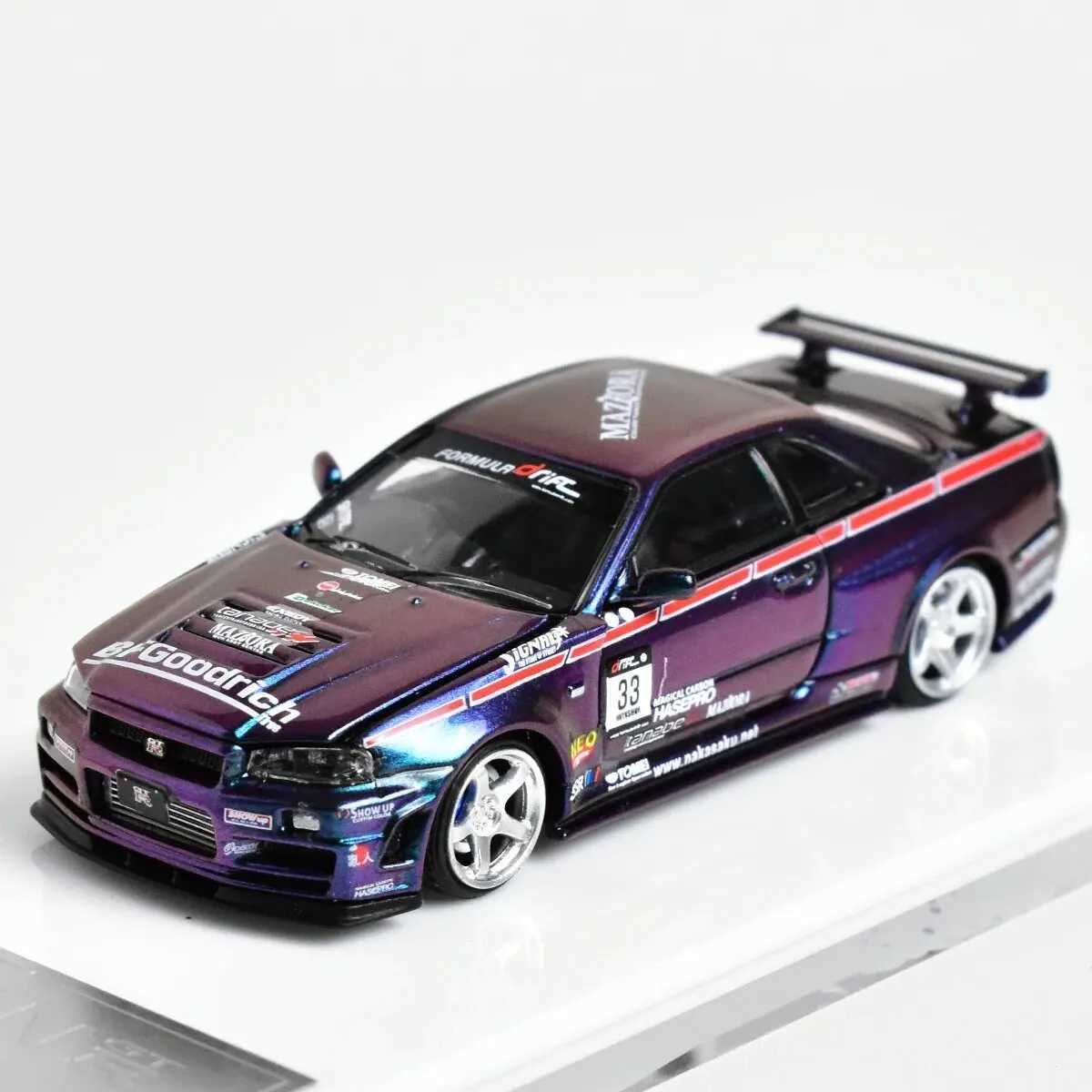 Электрический/RC автомобиль Time Micro TM 1 64 GTR R34, модель автомобиляL231223