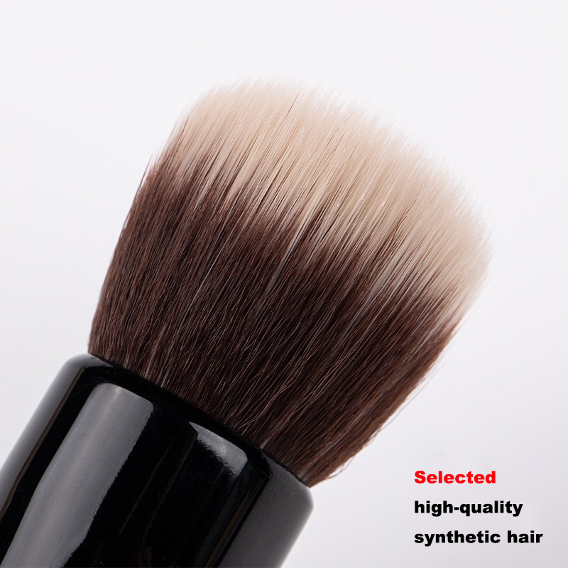 Lo strumento Cometic crema fondotinta liquido Smooth Face Makeup Brush Duo Fiber