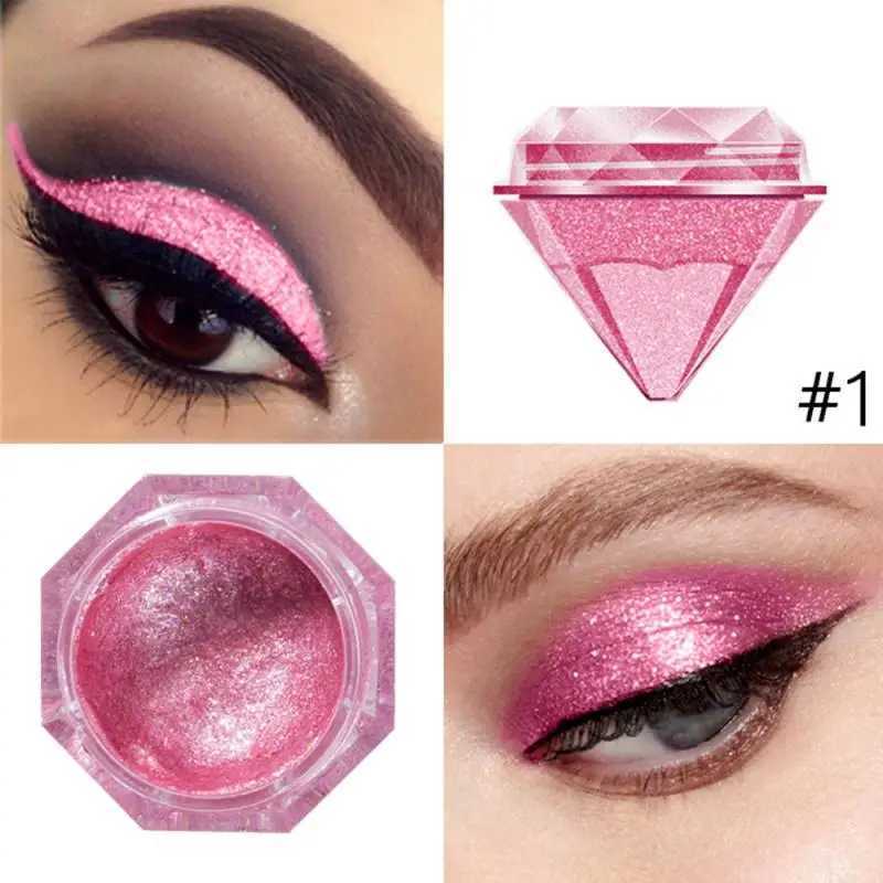 Lidschatten Diamond Liquid Eye Shadow Glitter Powder Shimmer Metallic Single Color Eyeshadow Cosmetics Lidschatten-Palette Eye MaquillajeL231115