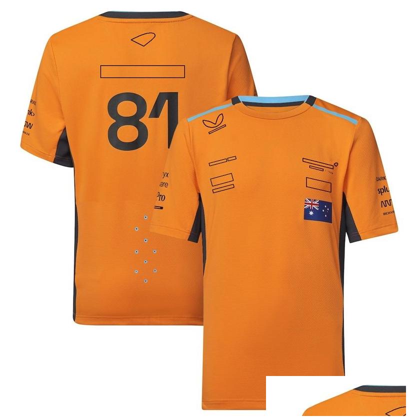 Motorcykelkläder F1 racing kostym 2023 Nytt team kortärmad t-shirt herr sommarsport snabbtorkning kläder anpassning dropp deli otam5