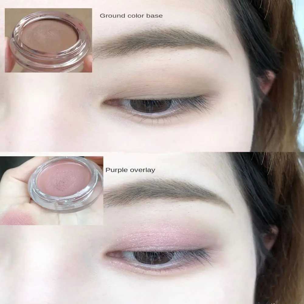 Eye Shadow Matte Cream Eyeshadow Smoky Purple Moisturizing Monochrome Cream Eye Concealer Firmly Smooth Mashed Potato Eye Shadow WomenL231115