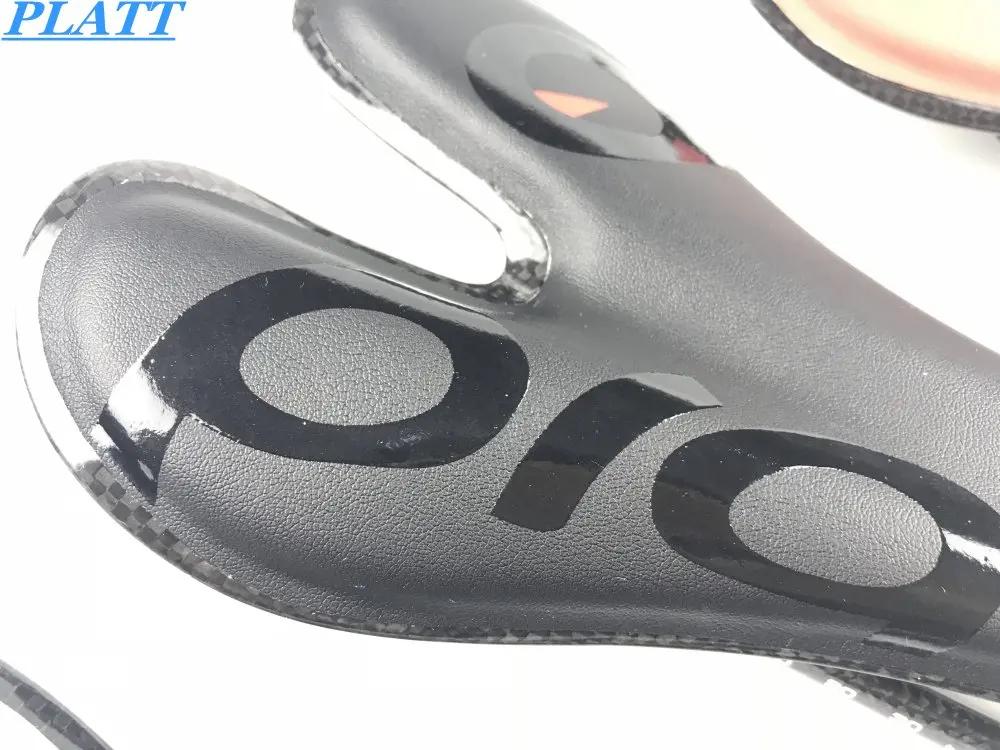 Selle Sella da ciclismo Full Carbon TT Triathlon Cuscino del sedile bici da strada Italiano Parti della sella bicicletta ultraleggere Mtb in fibra di carbonio