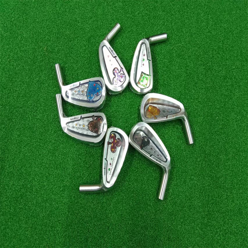 Itobori Silver Irons, 2023 New Itobori Poker Golf, Freged Irons Set, 456789p, tacos de golfe, Rons Seteel ou eixo de grafite