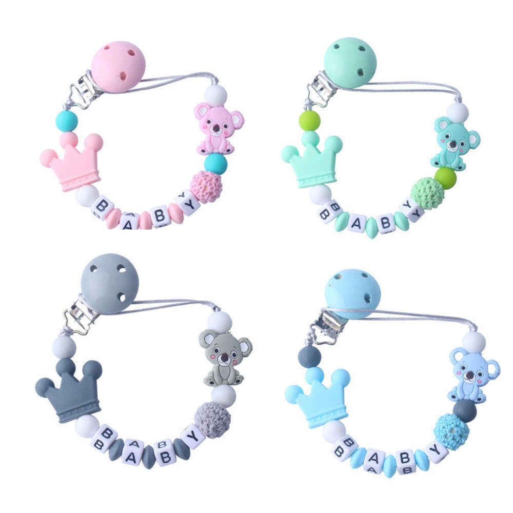 Baby Products Pacifier Koala Cartoon Silicone Toy Bite and Mleing Teeth Chain New Style