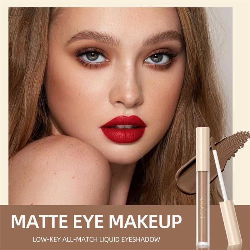 Eye Shadow Matte Liquid Eyeshadow Cream Smooth Nude Eye Makeup Long Lasting Waterproof Eye Shdaow Stick Dual Purpose Contour ShadowL231115