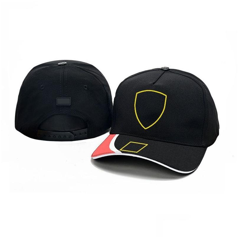 Motosiklet Giyim F1 Takım Yarış Kapağı 2023 Forma 1 Sürücü Beyzbol Caps Motorpor Marka Marka Mens Kavisli Brim Güneş Şapk