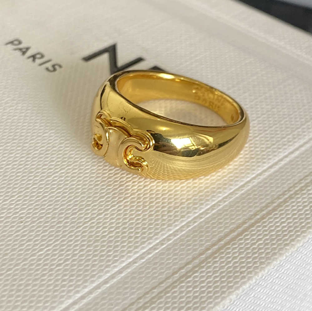 Luxurys designer fashion luxury mens and womens 18k gold brand rings couples high quality jewelry personalized simple holiday gifts