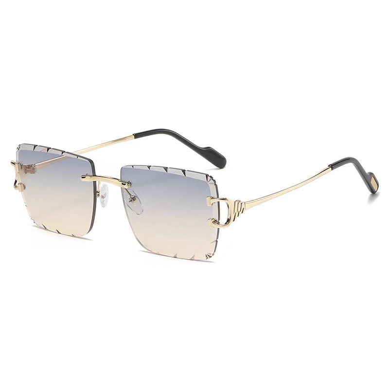 Designer Carter SunGlasses Occhiali da sole da donna Occhiali da sole con taglio a diamante Uomo e donna Elegante filo C Designer di lusso Occhiali da guida esterni