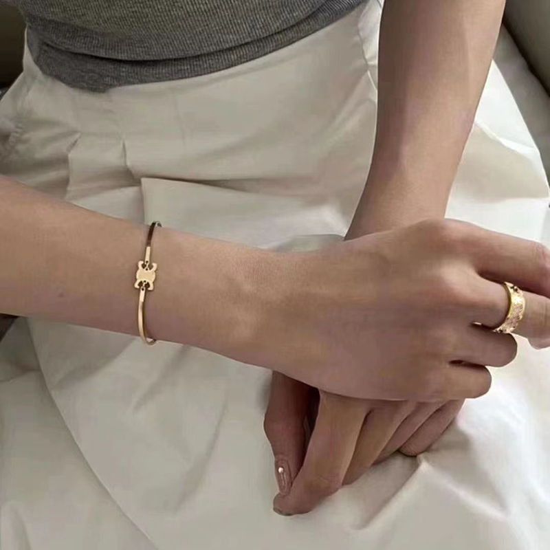 Designer gouden metalen armband dames roestvrijstalen armbanden bedels sieraden klassieke patronen casual feestvakantie geschenken