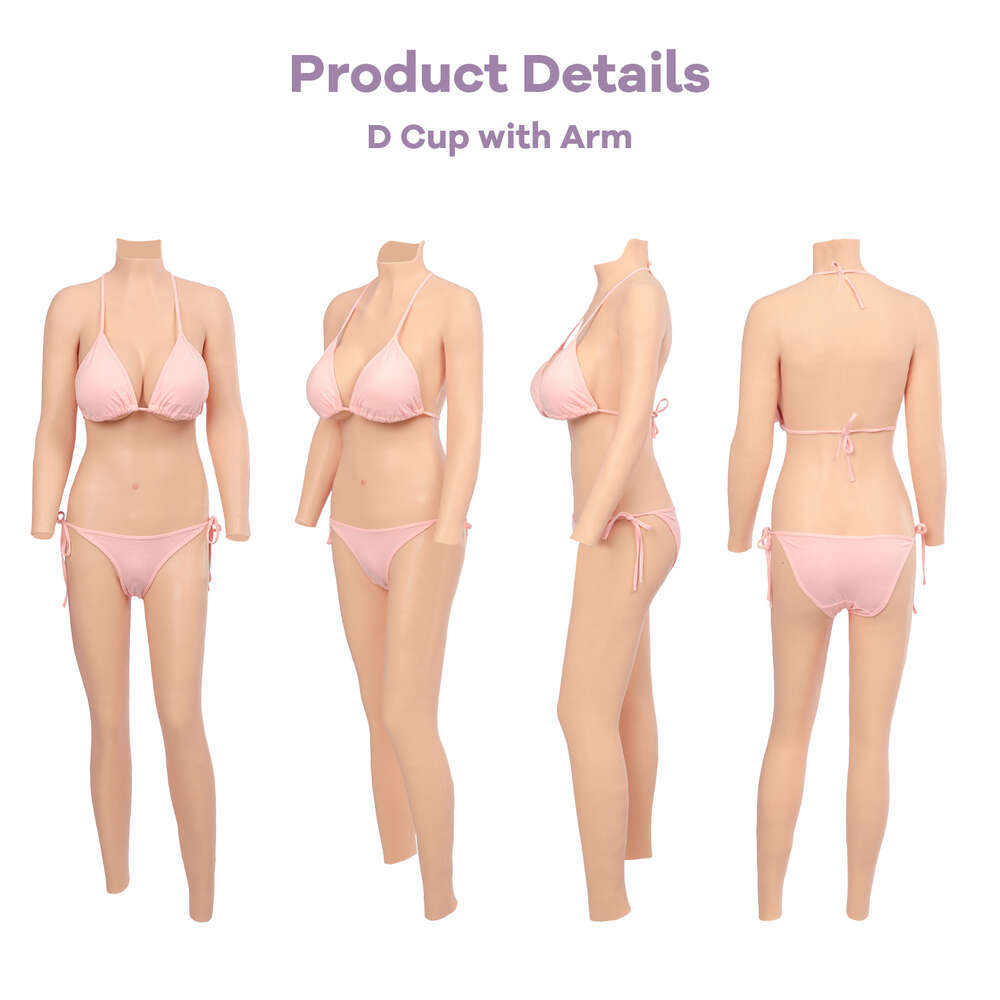Kostymtillbehör falska bröst silikon bodysuit realistiska vagina bröstform konstgjorda stora bröst tuttar sissy transgender cosplay costumes