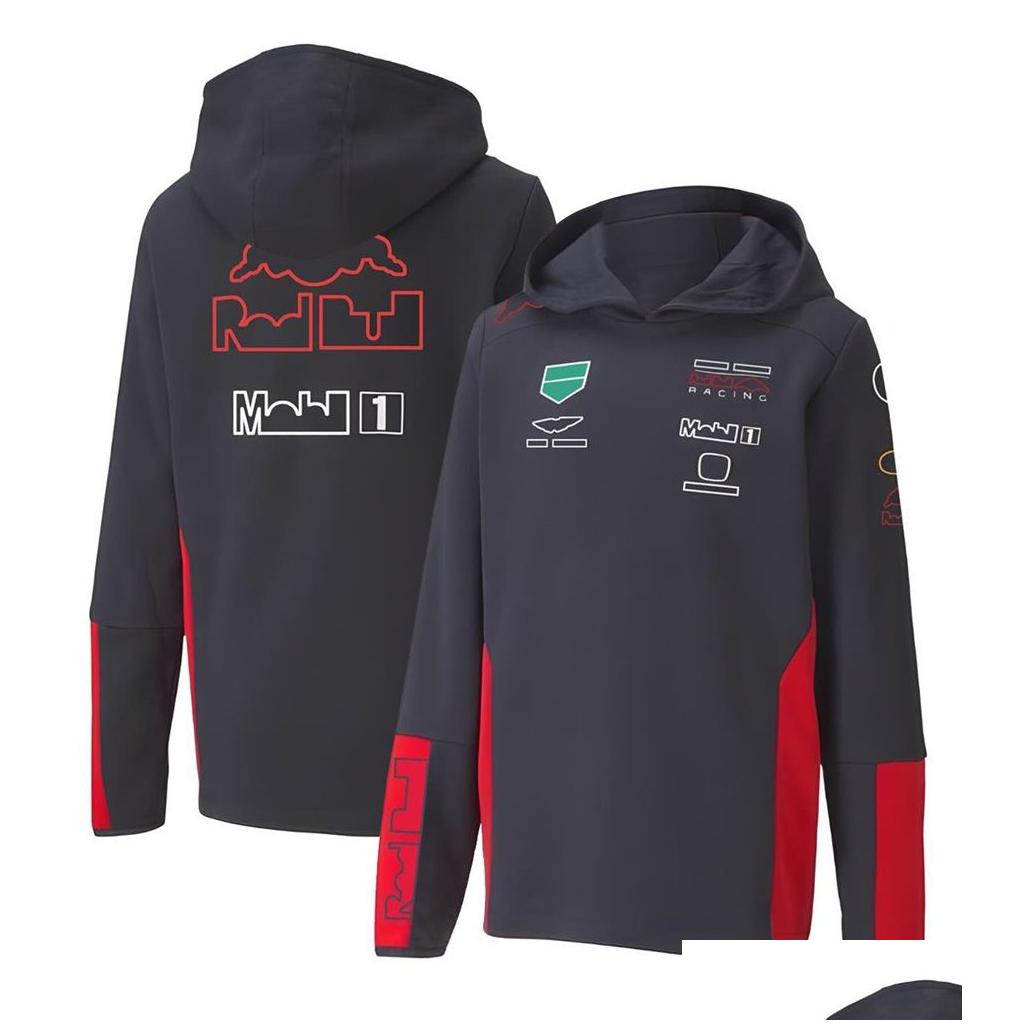 Motorkleding F1 Hoodie Jas Forma 1 Sweatshirt Heren Zip Up Kapmantel Serie T-shirt Zomer Racing Shirts Motocross Jersey Dr Otkuv