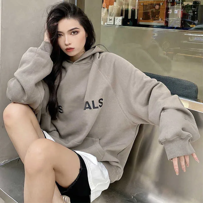 Designer hoodies kvinnor herr väsentligahet mode löst essentail streetwear tröjor toppar essentialclothing essen hoodie älskare träning