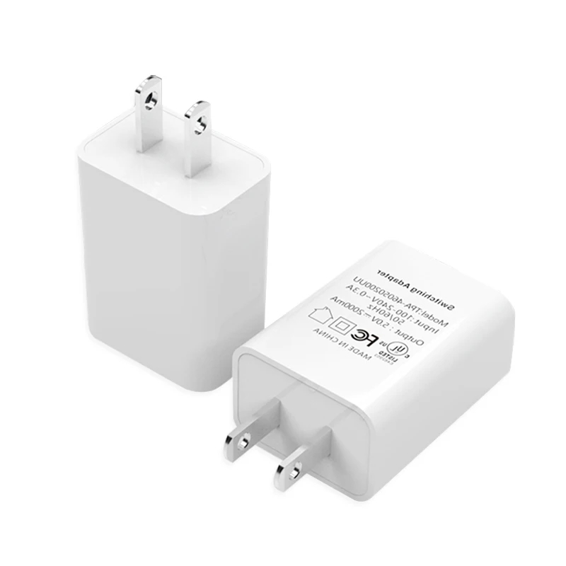 5V 2A 1A Plug US ładowanie interfejsu USB Telefon komórkowy LED LIDY Adapter Power Adapter Dogodna ładowarka podróżna