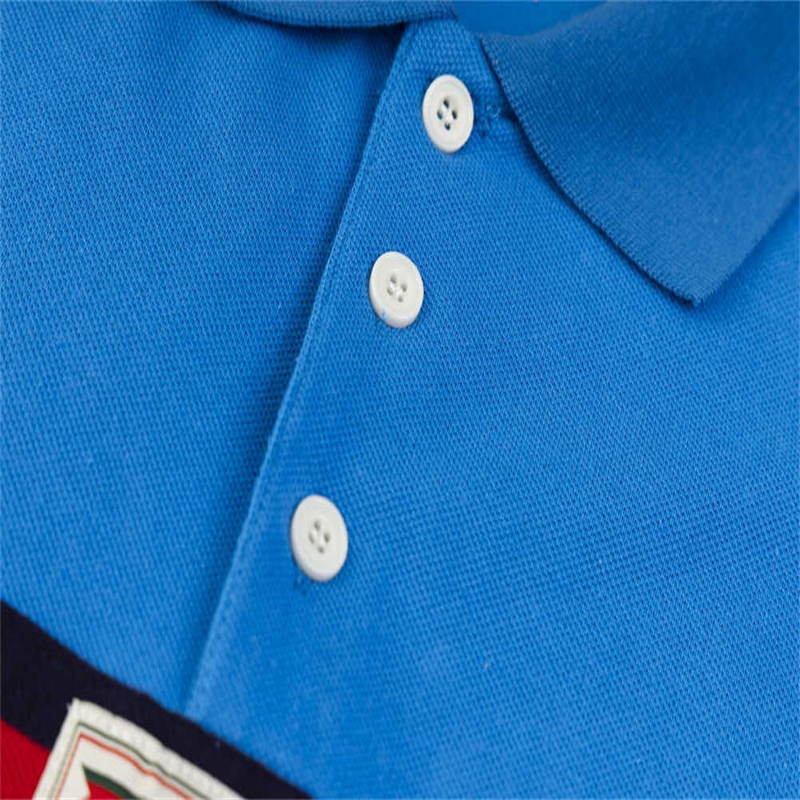 Camicia polo da uomo Camicia firmata di marca Camicia di alta qualità Camicia con risvolto comoda traspirante in cotone ricamato taglia M-3XL