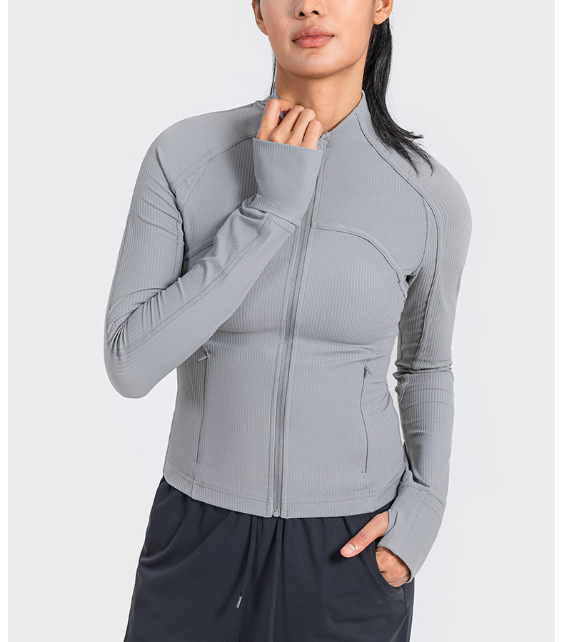 LU-089 Yoga Jacket WomenDefine Workout Sport Coat Fitness Jacket Sports Quick Dry Activewear Top Solid Zip Up Sweatshirt Sportwear Hot Sell