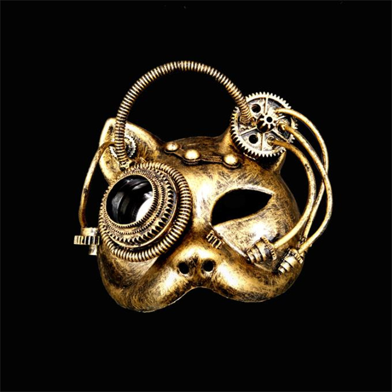 Steampunk solglasögon unisex retro roliga masker bronsfärg originalitetsglasögon för mode maskerad fest halloween glasögon