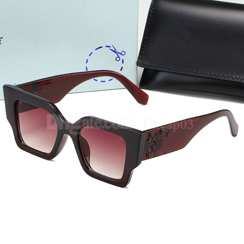 مصمم العلامة التجارية الفاخرة للنظارات الشمسية للرجال والنساء الصيفي Sunhade Glasses الكلاسيكية خمر مضاد لركوب الأمواج في القيادة عالية الجودة