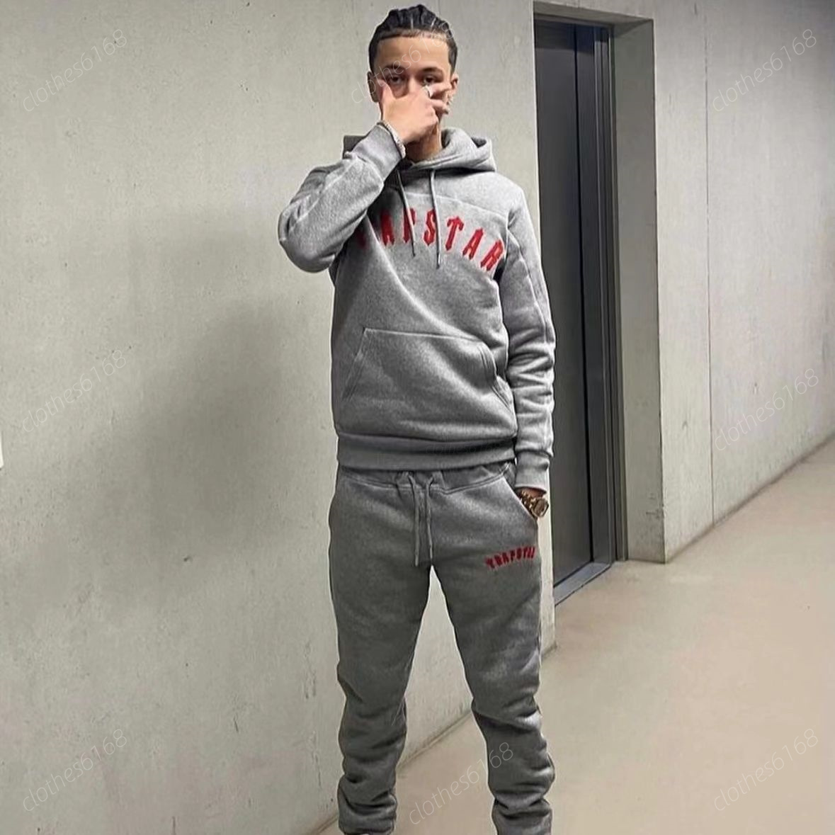 24ss New Tracksuit mens tech trapstar track suits hoodie Europe American Basketball Football Rugby two-piece with womens long sleeve hoodie jacket trousers Spring