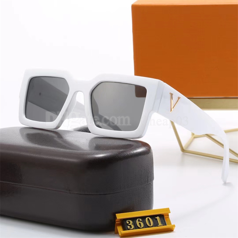 نظارة شمسية فاخرة لرجل امرأة للجنسين مصممة Goggle Beach Sun Glasses الرجعية
