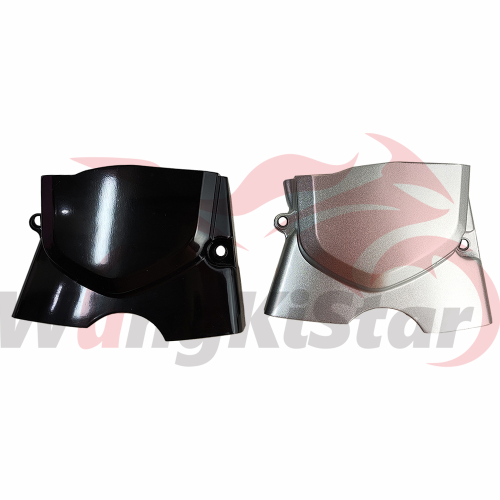 Couvercle de boîtier de chaîne de pignon avant de moteur gauche de moto, protection noire chromée pour Honda JD100 JD110 48Q JH70 90-4 50cc 70cc 90cc 110cc 125cc Dirt Pit Bike Buggy