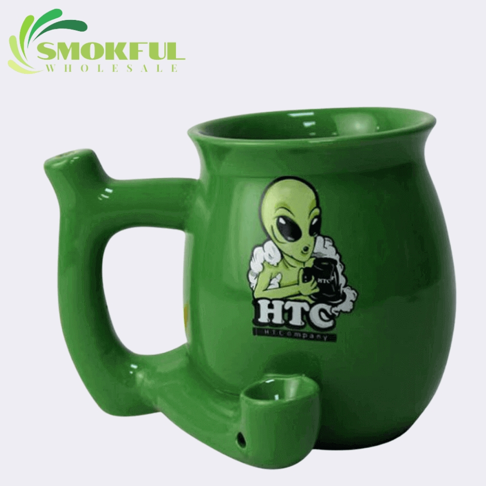 Caneca de café Cachimbo Cerâmico Assado e Torrada 11oz Copo de Café Cachimbo Direto da Fábrica Atacado