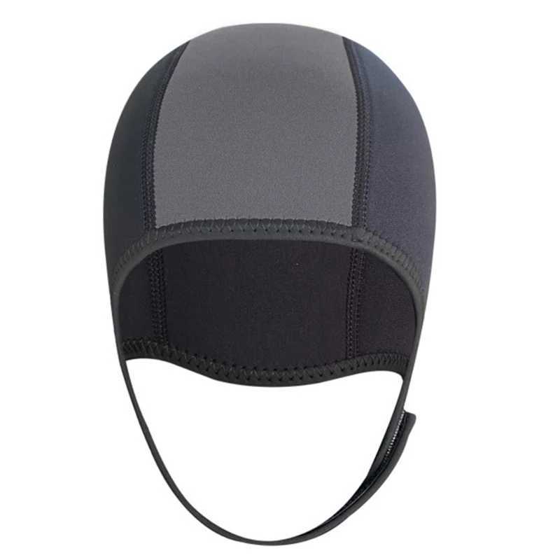 Simkåpor Dykning Neopren Wetsuit Dive-Cap 2.5mmsurfing Thermal Hood för vattensporter YQ240119