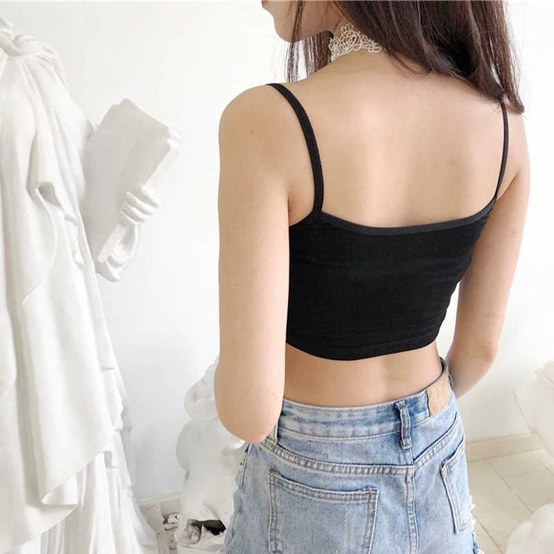 Women's Blouses Shirts Women's Sexy Elastic Cotton Camis Sleeveless Short DADDY CUMINME Letters Print Crop Top New Fashion Women's Summer Tank Top Bar YQ240120